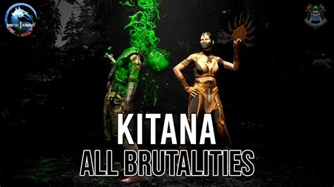 Mortal Kombat 1 KITANA Brutality All Brutalities 1440p 60FPS