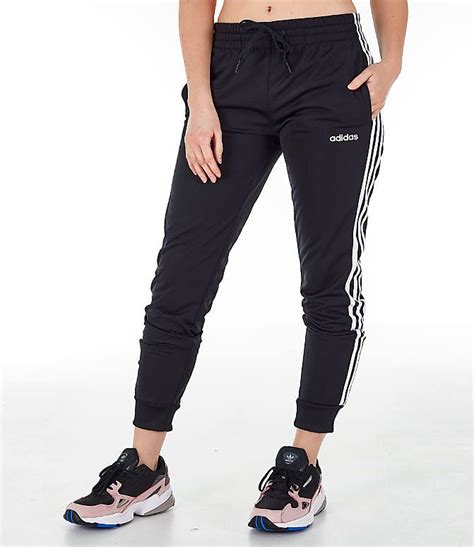 Front View Of Womens Adidas Designed 2 Move Jogger Pants In Black