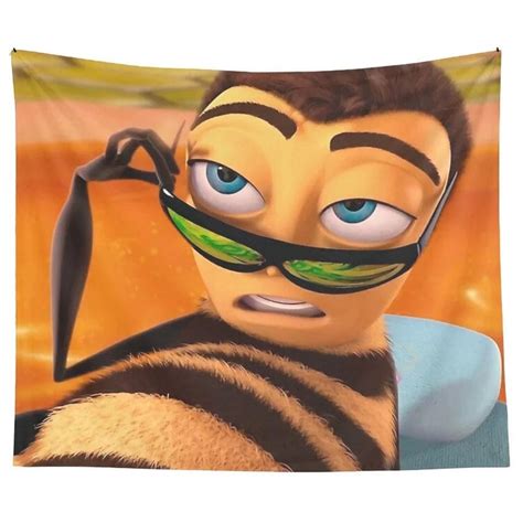 Funny Barry Benson Bee Movie Tapestry Designed & Sold By Gabriela Ribeiro