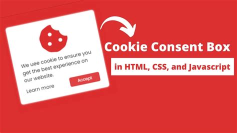 How To Create Cookie Consent Box Using Html Css And Javascript Cookie Consent Incoder