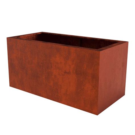 Bac Acier Corten Rectangulaire 237L Leroy Merlin