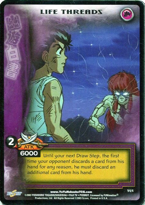 Life Threads Yu Yu Hakusho TCG