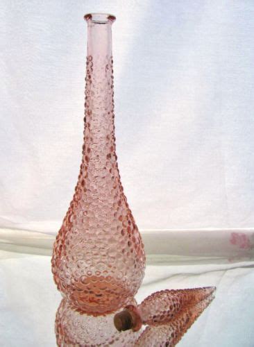 Huge Cmtall S Retro Vintage Bubblegum Pink Italian Art Glass