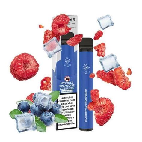 Elf Bar 600 Blueberry Sour Raspberry Disposable Pod Kit 2ml με