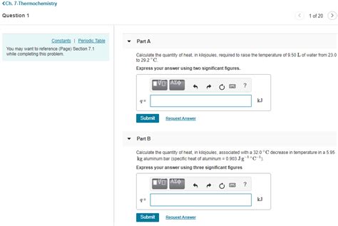 Solved Ch Thermochemistry Question Constants I Chegg