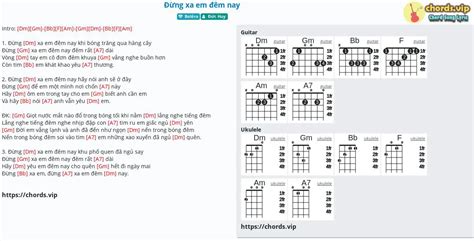 Sheet Ng Xa Em M Nay C Huy Pdf Song Lyric Sheet Chords Vip