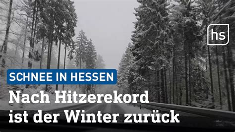 Plötzlicher Wintereinbruch bringt Schnee und Frost nach Hessen