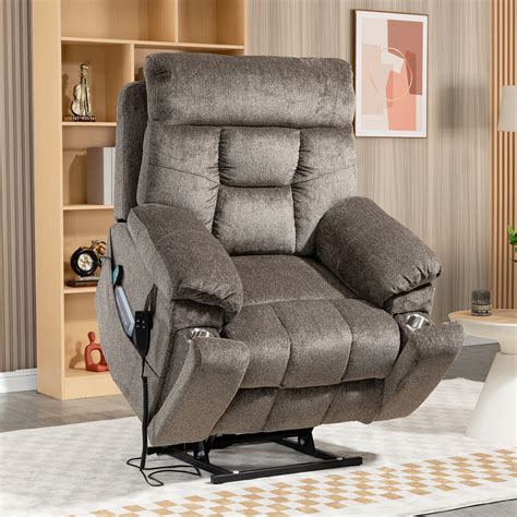 Latitude Run Dual Motor Massage Recliner With Heat Lift Chair For