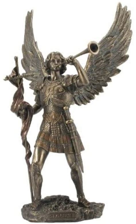 Archangel St. Gabriel With Horn 13 Bronze | Etsy