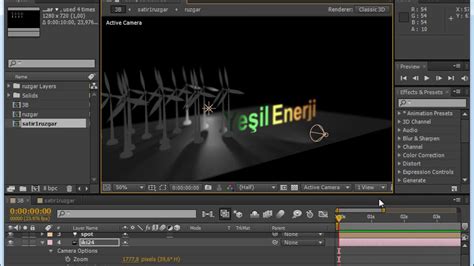 After Effects Ders Alan N Derinli Ini Ayarlama Youtube