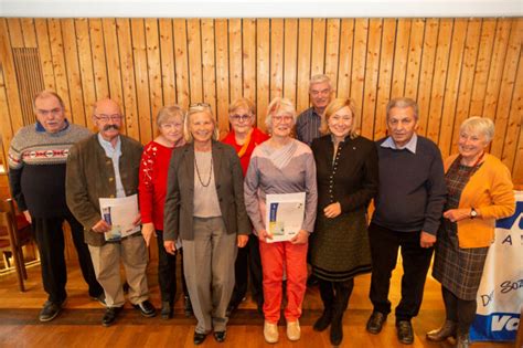 Ehrungen Im Rahmen Der Letzten Veranstaltungen Sozialverband VdK Bayern