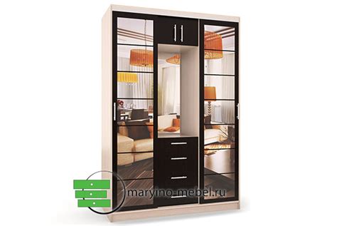Лекс-6 шкаф-купе - купить в Москве от производителя «Марьино Мебель»
