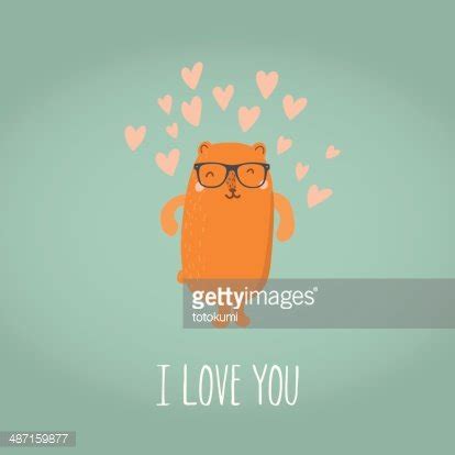 Cartoon Bear In Glasses Stock Clipart | Royalty-Free | FreeImages