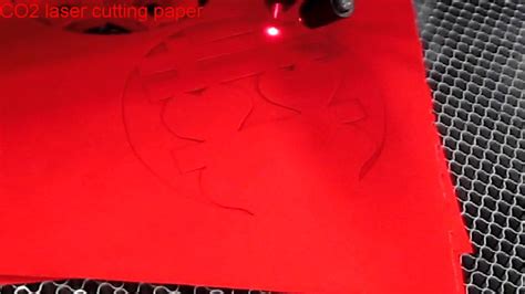 Co2 Laser Cutting Paper Youtube