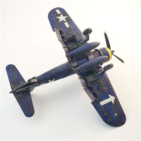 F4U-1D in 1:48 Scale Pro Built Model With Diorama - Etsy