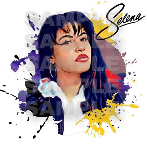 Selena Cartoon Selena Sublimation Selena Png Selena Instant Etsy