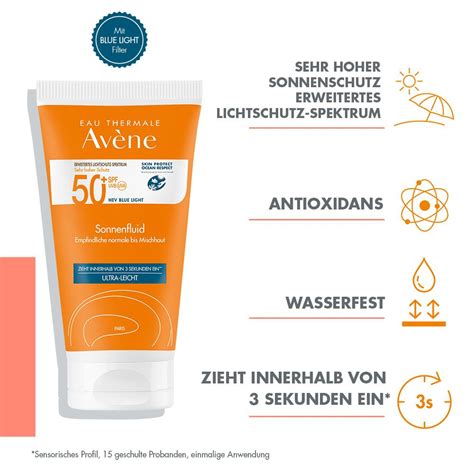 Avène Fluide solaire SPF 50 50 ml Redcare Apotheke