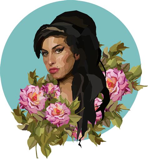 Download Amy Winehouse Alexis Holm Flower Png Image With No