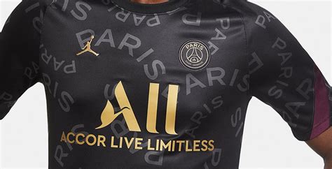 Jordan Paris Saint Germain 20 21 Champions League Pre Match Shirt