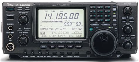 Icom IC 746 Pro Amateur HF VHF Pro Radio Club News Technology