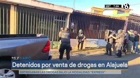 Detenidos Por Venta De Drogas En Alajuela Telediario Costa Rica