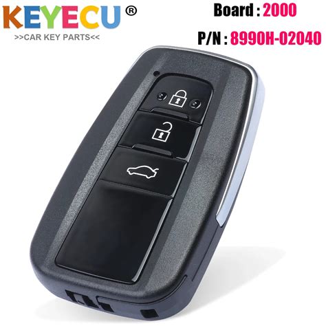 Toyota Corolla Button Flip Key Fob Remote Hyq Bfb