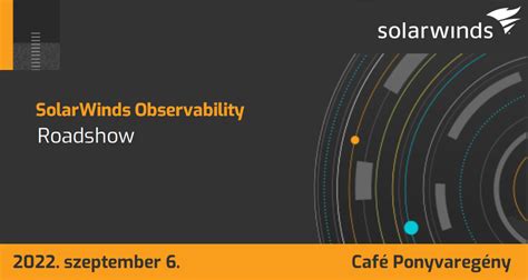 Solarwinds Observability Roadshow Relnet Technology Ltd