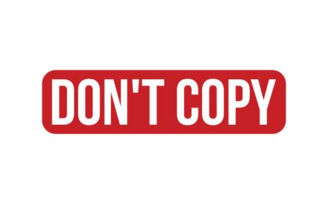 Dont Copy Rubber Stamp Seal Vector 22852767 Vector Art At Vecteezy