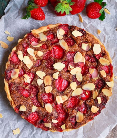 Strawberry Frangipane Tart Vegan Glutenfree Tasha S Artisan Foods