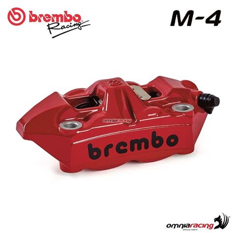 Brembo Racing Red M Mm Cast Monoblock Right Rh Pitch Radial