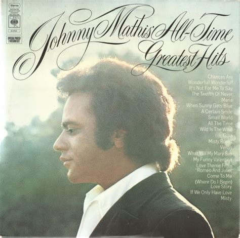 Johnny Mathis' All-Time Greatest Hits | Discogs