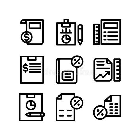 Accounting Icon Or Logo Isolated Sign Symbol Vector Illustration Stock