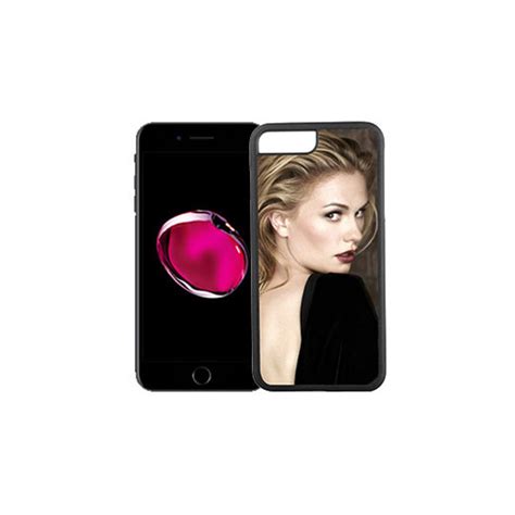 Coque Iphone Plus Bord Souple Noir Personnalisable