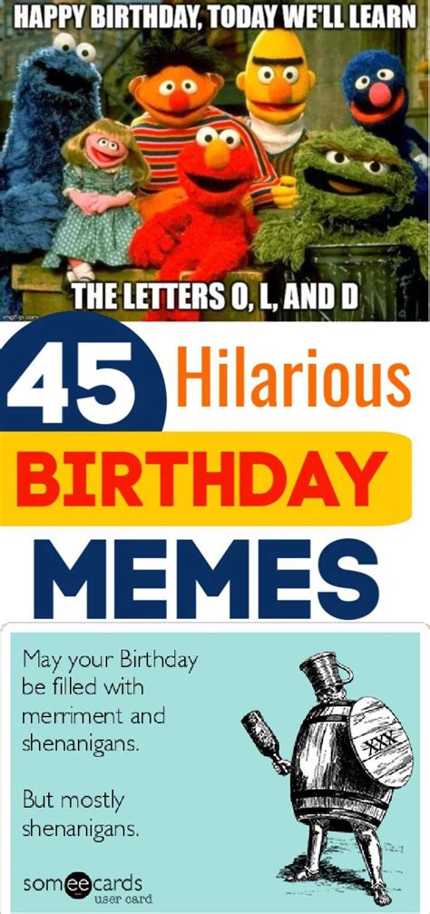 Over 45 Funny Happy Birthday Memes | Happy birthday meme, Happy ...