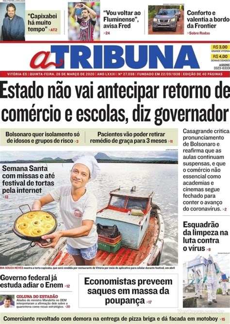 Capa A Tribuna Quinta De Mar O De