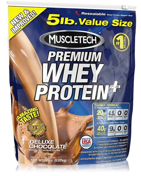 100 Premium Whey Protein Plus Muscletech • Proteinsk