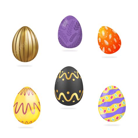 Easter Egg Illustration Vector Design Images 3d Colorful Easter Eggs