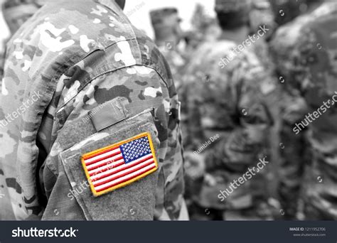 Us Army Uniform Patch Flag Us Stock Photo 1211952706 | Shutterstock