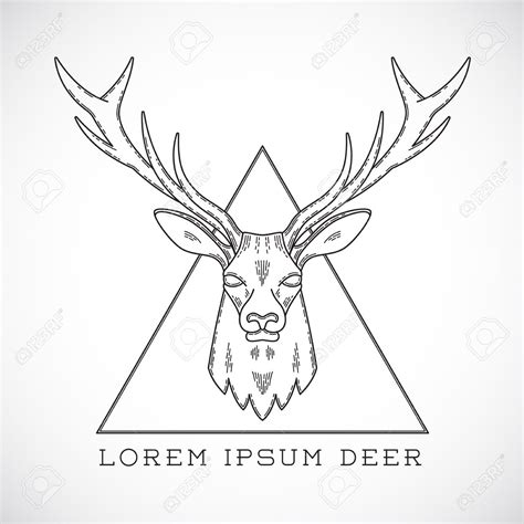 Elk Head Drawing at GetDrawings | Free download