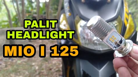 How To Install New Headlight Mio I Shoutout Youtube