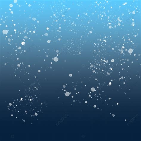 Nieve De Invierno Cayendo Sobre El Cielo Azul Y Fondo Transparente Png