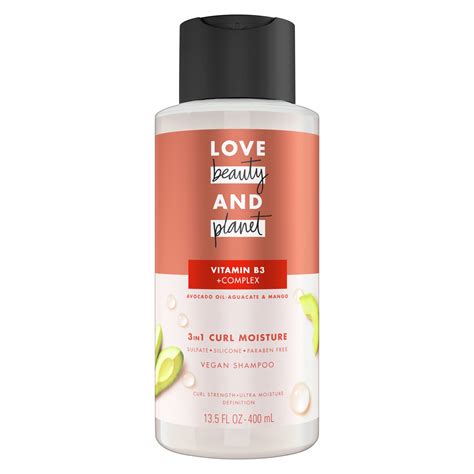 Love Beauty And Planet In Curl Moisture Shampoo With Avocado