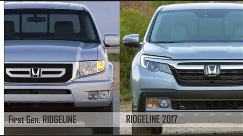 Visual Comparison Honda Ridgeline First Gen Vs 2017 Ridgeline Youtube