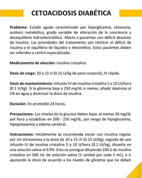 Cetoacidosis diabética Apuntes Médicos Diego Israel Tipan MD uDocz