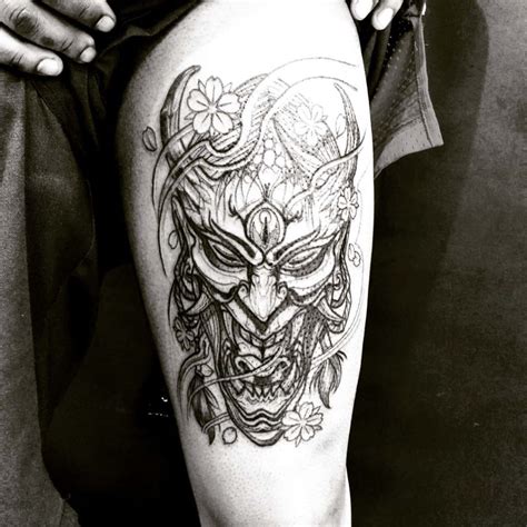 Updated Powerful Hannya Mask Tattoos