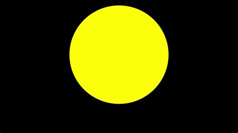 Yellow Circle Black Background Up To Down YouTube