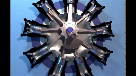 How A Radial Engine Works Youtube