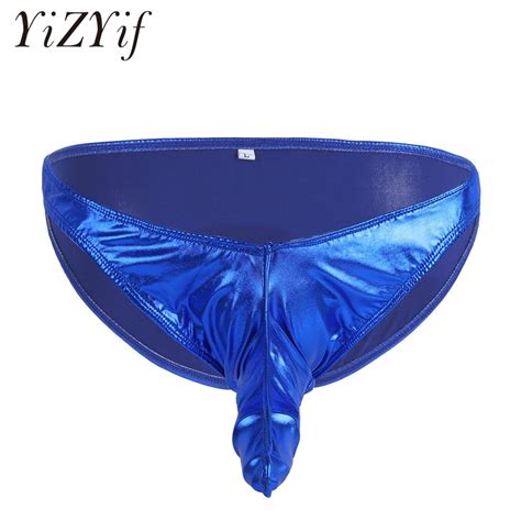 Jual BEBAS ONGKIR YiZYiF Gay Men Lingerie Soft Stretchy Leather Low