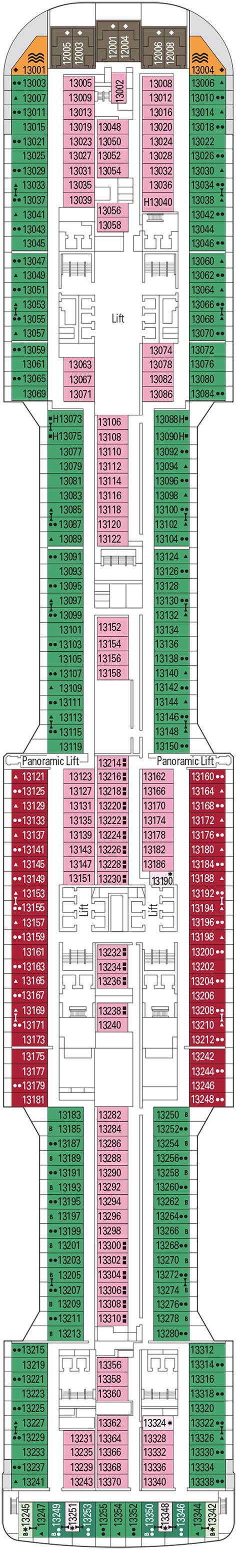 Deck Plans - MSC Meraviglia - Planet Cruise