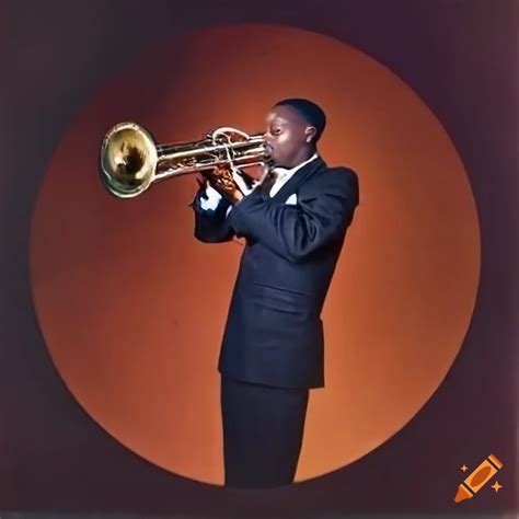 Photo Of African American Man Playing Trumpet At Jazz Club On Craiyon